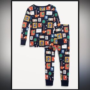 Old Navy Kids Halloween and Christmas Pajamas Size 12